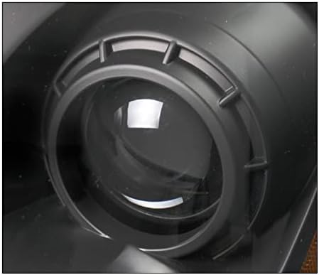 ZMAUTOPARTS LED cijev projektor farovi farovi Crni w / 6 plavi DRL kompatibilni sa 2007-2012 GMC Acadia