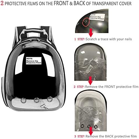Ilove pet Carrier ruksak, Space Capsule Bubble Vodootporni prozirni ruksak za mačke i štence, odobren