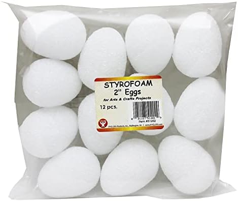 Proizvodi Hygloss HYG51202-3 Stiropor 2 in. Jaja - 12 po paketu - pakovanje od 3