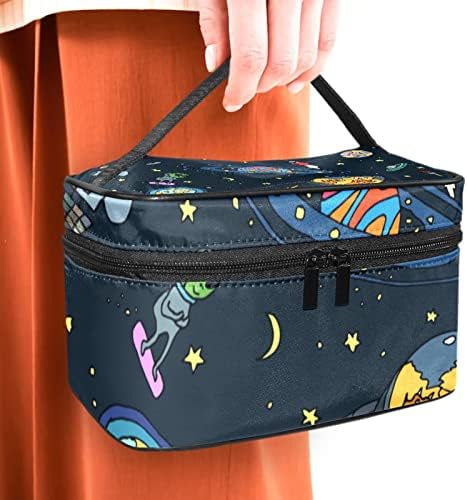 Galaxy torba za galaksiju za žene za žene djevojke kozmetičke vrećice s ručkom za šminku za šminku