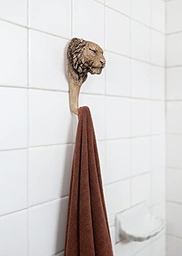 BestySuterstore glava tigar u obliku jednokrevetne rustične kapute za ručnik za ručnik kauč na kaputima HOUNDER