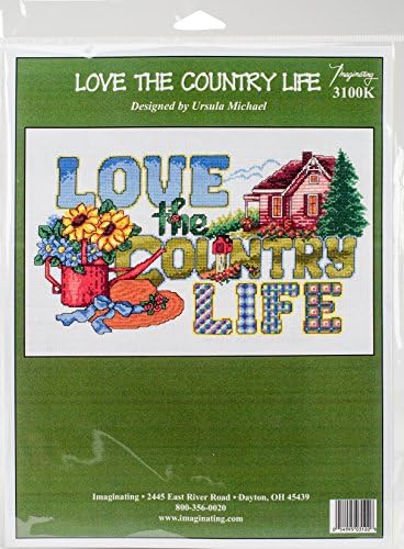 Zamišljanje Inc. Love The Country Life brojao je komplet za poprečnu šivanje