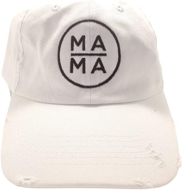 Trgovska kruga mama bejzbol hat mama šešir majčin dan za rođendan