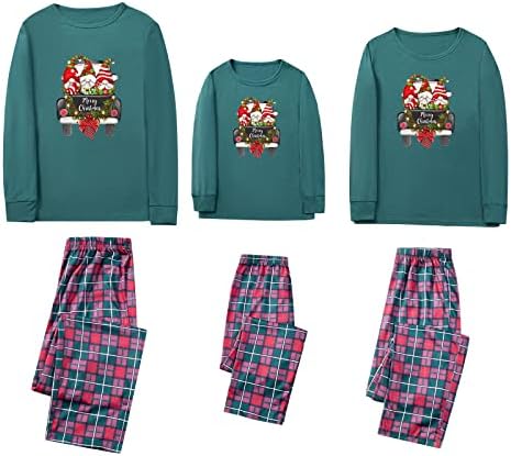 I božićne pidžame za obitelj podudaranje porodičnih pidžama, setovi Božić prije božićne porodične pidžame