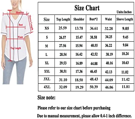 Yuji Itadori Ženski dres za bejzbol majica s majicama s kratkim rukavima s kratkim rukavima V-izrez na vrhu hip hop sportske odjeće