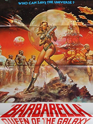 Barbarella R-1977 - Jane Fonda - Sci-Fi jedan list - Boris Vallejo umetnička dela - C10 Mint Neised - Sexy !!