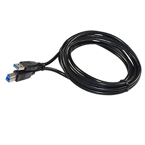 HQRP 10FT USB 3.0 Tip A-musko do B-muškog kabla za IOGEAR USB3.0 Univerzalna priključna stanica Plus