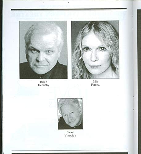 Ljubavna Pisma, Otvaranje Večeri Broadway Playbill + Mia Farrow, Brian Dennehy