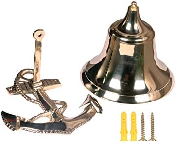 Nautička američka mornarica zvona, premium mesingana zvona, zid viseći sidrište, mesingano brodove zvono