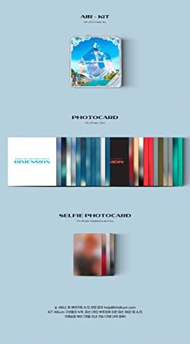 Kim Junsu - Dimenzija [Kit ver.] Album + Bolsvos K-pop eBook, 3EA Bolsvos naljepnice za toploader, fotokalete