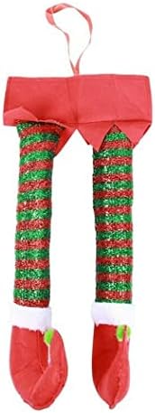 Meridian tačka visi viseći ELF noge -hristme ukrasi stablo od stabla Santa klauzula za odmor