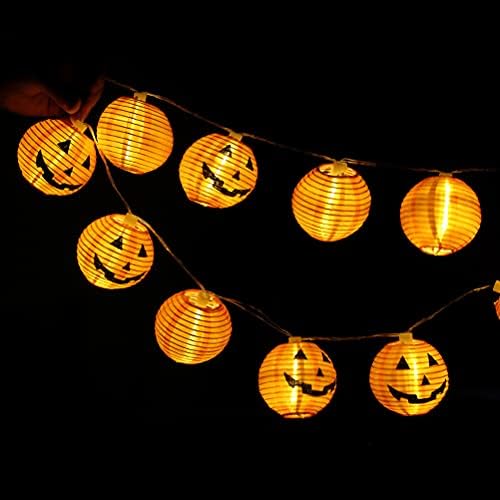PartyKindom Halloween Home Decorations, 1pc Halloween Pumpkin Lantern String Light 20 LED svjetla dekorativna