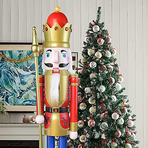 CDL 6 metara visok u prirodnoj veličini veliki Božić drveni Orašar King red bk1