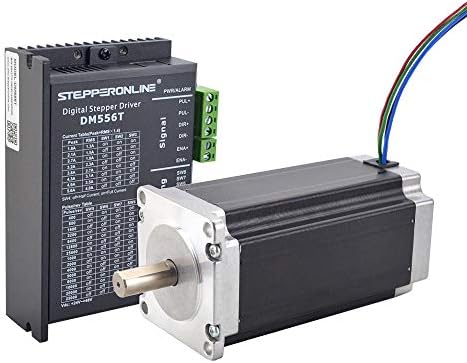 Stepseronline 1 Axis Stepper motor CNC komplet 3,0 Nm Neema 23 Mateper Motor & Digital Stepper Driver 1,8-5.6A 20-50VDC