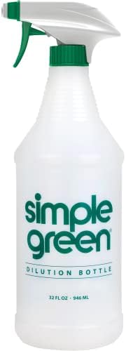 Jednostavna zelena bočica za razrjeđivanje spreja za višekratnu upotrebu za rješenja za čišćenje,