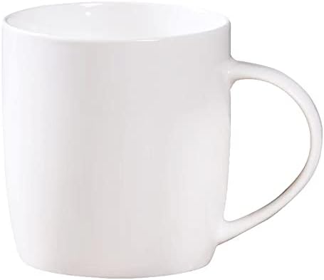 Corikee 330ml 11.2 Oz Bijela Keramika šolja za kafu / čaj/vodu/Latte