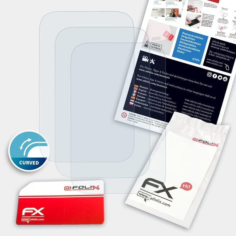 Atfolix zaštitnik ekrana kompatibilan sa Xiaomi Smart Band 7 Pro zaštitnom folijom, Ultra Clear i fleksibilnom FX folijom za zaštitu ekrana