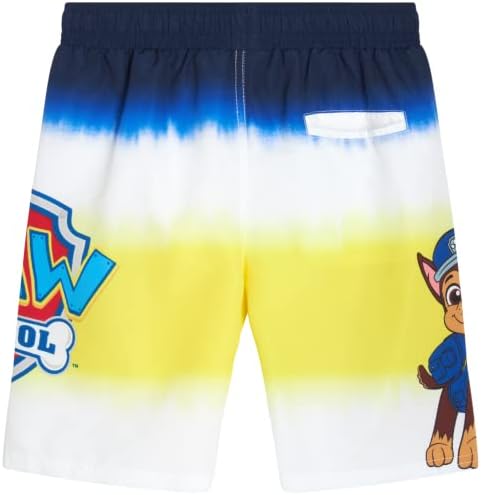 Nickelodeon Paw Patrol muške kupaće gaće-Chase, Marshall, Rubble - Dječiji UPF 50+ kupaći kostim za dječake
