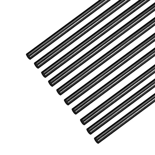 Fielect 2.5 mm štap od karbonskih vlakana za RC Airplane mat pol dužine 200mm 7.8 inch 10pcs