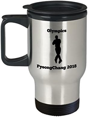 Olimpijada putnička krigla - olimpijska medalja klizanje Pyeongchang 2018 šolja za kafu