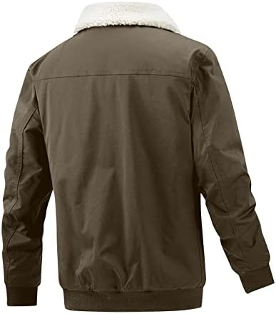 Grijana jakna za muške vintage jakne za muški ležerni kaput sa pamukom može se nositi na obje strane jakne