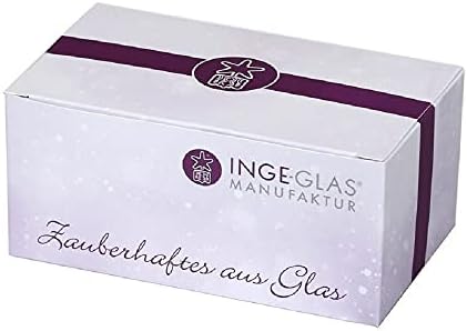 Inge-Glas Clip-On gljiva 10138s021 IGM njemački staklo Božić Ornament