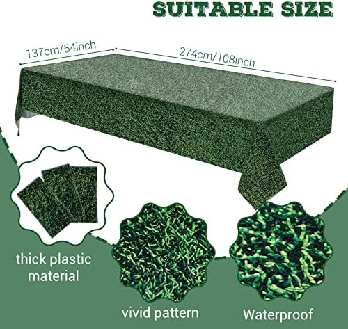 Jednokratna plastična travna trava plastična stolna travnata staza za ispis na otvorenom 54 x 108 inča fudbalskog