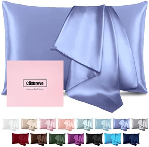 Svilena jastučnica za kosu i kožu Mulberry Silk jastučnica meka prozračna glatka i jednostrana jastučnica od prirodne svile sa patentnim zatvaračem Beauty Sleep Silk jastučnica 1 kom Za poklon