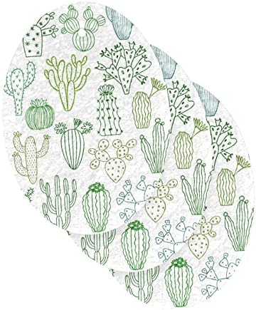 Alaza Kaktus Biljke Bijele prirodne spužve Kuhinjski celulozni spužva za posuđe Perilica kupaonica