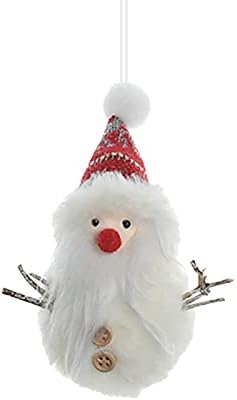 Kreativni božićni privjesak Santa Lutka Privjesak Plish Privjesak Pogodan za sve vrste scena Božićni vijenac Candy Swirl Garland Ornament