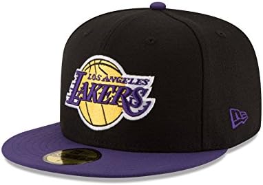 Nova Era NBA odrasli muškarci Los Angeles Lakers 59fetty Team Color 2tone opremljena kapa