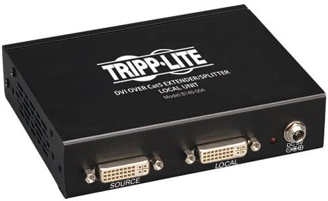 Tripp Lite 4-port DVI iznad CAT5 / CAT6 Extender Splitter, video predajnik 1920x1080 na 60Hz, crni