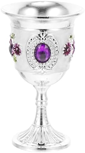 Luxshiny Royal Chalice Cup Vintage pehar Kup Metal vino liker Kup Shot Glass Unbreakable Cocktail