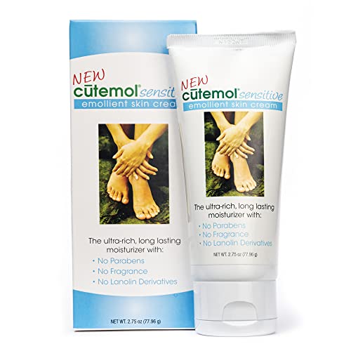 Cutemol emolijentna hidratantna krema - balzam za losion za ozbiljnu hidratantnu kremu za oporavak suhe, oštećene kože - hidratacija za ispucale ruke i stopala, ekcem, psorijazu i sirovu kožu