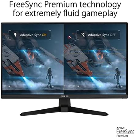 ASUS TUF Gaming 23.8 1080p Monitor - Full HD, Fast IPS, 270hz, 1ms, Extreme Low Motion Blur,