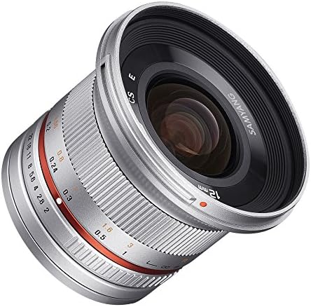 Samyang 1220502102 objektiv 12 MM F2.0 za povezivanje Canon M-Silver
