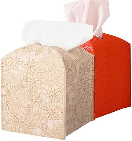 PU kožna tkiva kutija pokrivač kvadratnog tkiva držač za papir za papir Organizator papira za