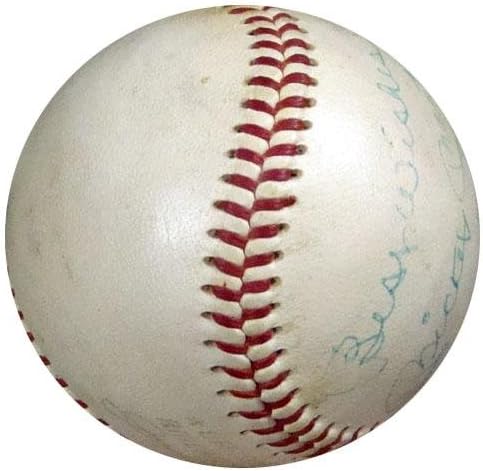 Mickey Mantle Autographing Al Cronin bejzbol New York Yankees Najbolje želje PSA / DNK # T01394 - AUTOGREMENA BASEBALLS