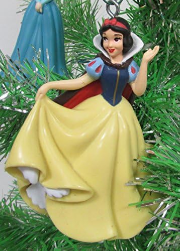 Disney princeza Božić Ornament Set sa Merida, Jasmin, Snow White, Aurora, Tiana, Ariel, Pepeljuga - Shatterproof