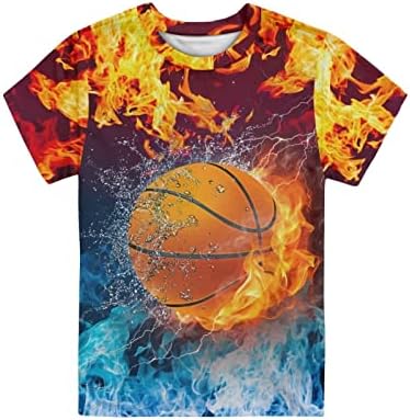 MUMESON Dječje majice kratki rukav majice za ljeto teen dječje atletske majice Sportwear Unisex 3-16 godina vrhovi