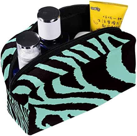 Tbouobt kozmetička torba za žene, torbe za šminke Sobni toaletni torbica Travel Poklon, vintage zebra