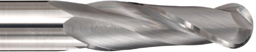 Melin Tool AMG-M-M-LB karbidna kuglasta nosna mlin, metrika, Neprevučena završna obrada, 30 stepeni spirale, 2