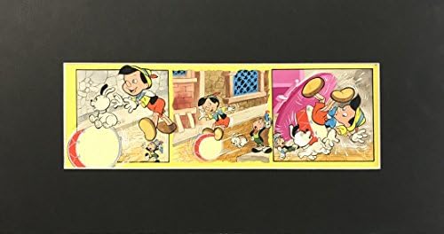 Pinocchio i Jiminy Cricket originalna umjetnost koja se koristi za ilustraciju knjige priča. 1973