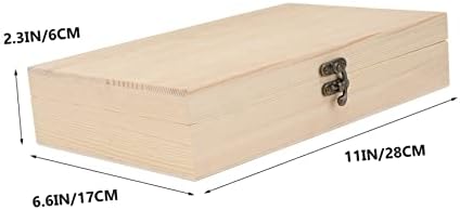 UPKOCH 2kom kutija za alat kutija za odlaganje drvenih Poklon kutija drveni nakit drveni Alati Drvena kutija