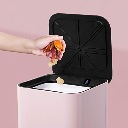 DIYpasa Recikliranje smeća Bin Pink Fashion Smart Trash Can 16L kreativna indukcija Spavaća soba Kantu Cand