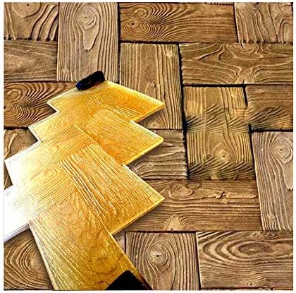 Poliuretanski mat pečat drveni pod | teksturiranje uzorak dekorativni Beton Cement otisak teksture