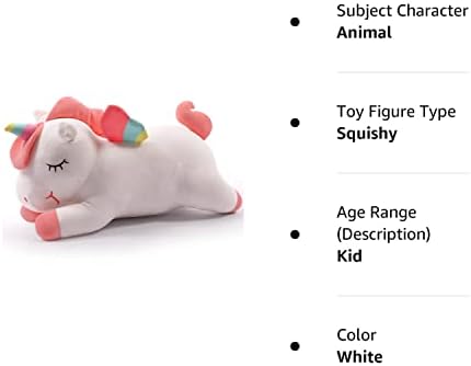 Shayon Soft Plish jednorog Punjena životinja Jednorna Dječja igračka Jastuk Plišani igrački