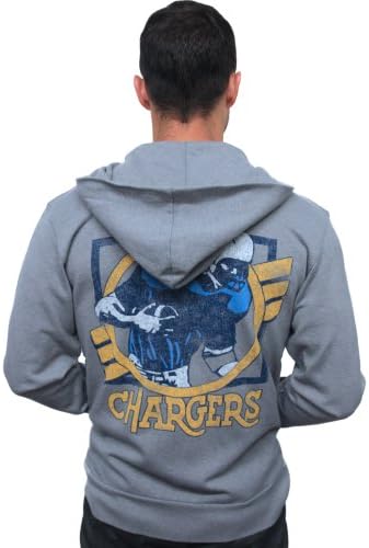 NFL San Diego Chargers Vintage dukserice s kapuljačom muškarci