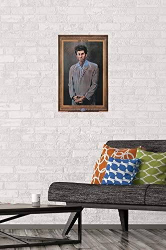 Trendovi International Seinfeld-Kramer zidni Poster, 14.725 x 22.375, Premium Neuramljena verzija