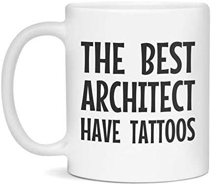 Najbolji arhitekt ima tetovaže, bijelo od 11 unca